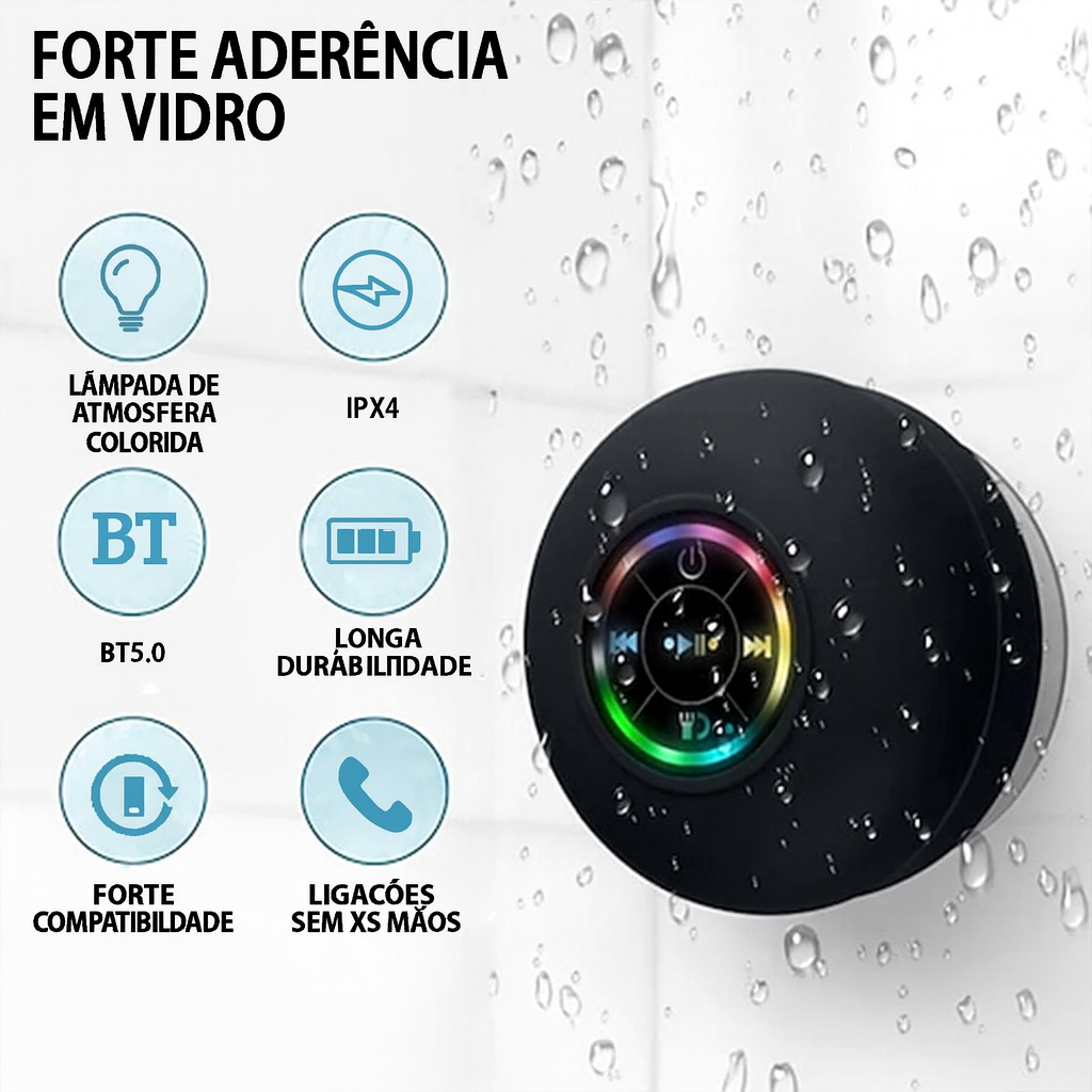 Mini PowerBeat Bluetooh com Led