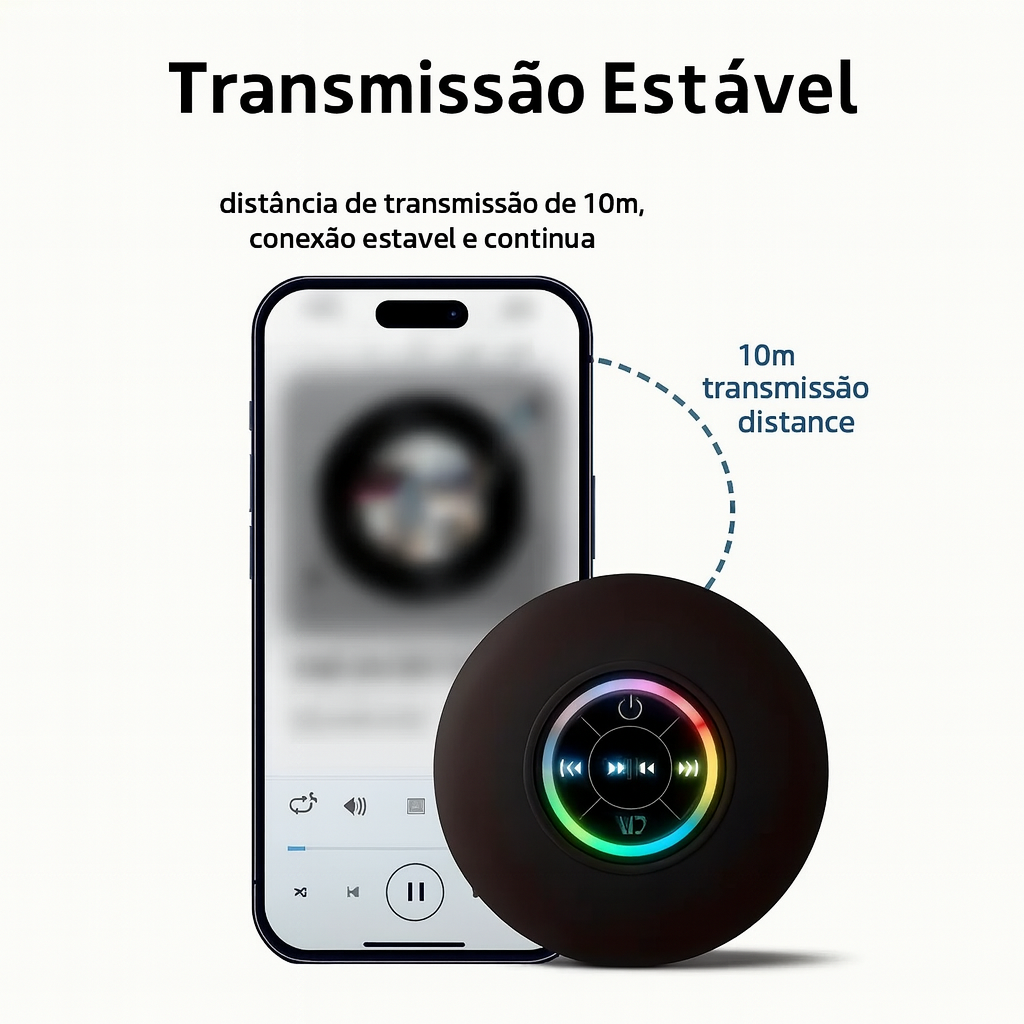 Mini PowerBeat Bluetooh com Led