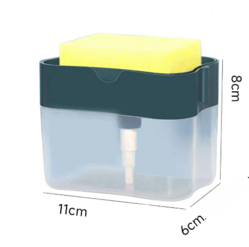 MaxClean Pro – Dispenser Inteligente 2 em 1 para Cozinha