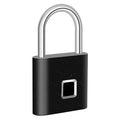 KERUI Smart Fingerprint Padlock Waterproof Zinc Alloy Biometric Padlocks With Built-in Rechargeable Battery Door Lock