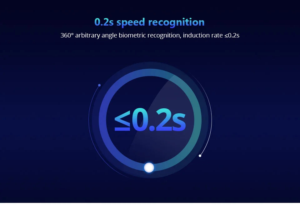 KERUI Smart Fingerprint Padlock Waterproof Zinc Alloy Biometric Padlocks With Built-in Rechargeable Battery Door Lock