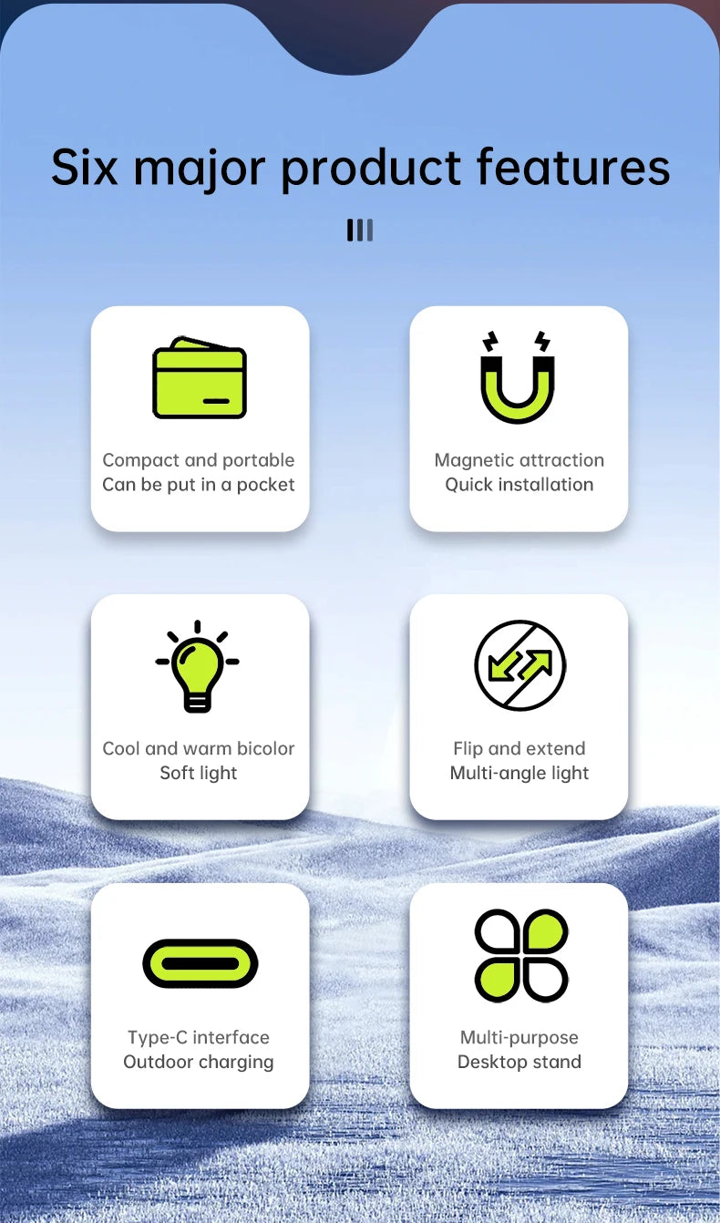 Leve o Estúdio na Bolsa! Super Espelho Magnético com Luz de Selfie Ajustável e Reversível