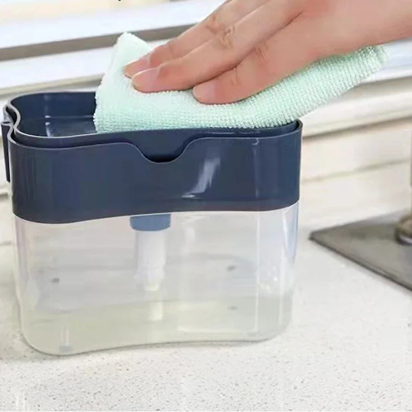 MaxClean Pro – Dispenser Inteligente 2 em 1 para Cozinha